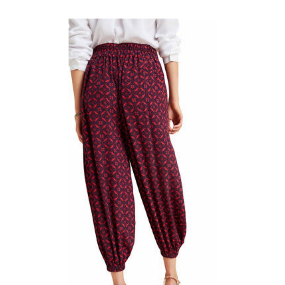 Anthropologie printed harem pants